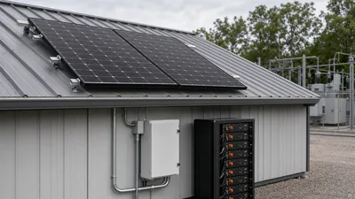 1kw solar power system installation with monocrystalline panels and balance of system components