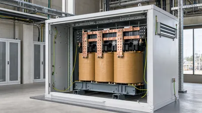 75 kva transformer amps rating nameplate and low voltage busbar terminals in an industrial substation