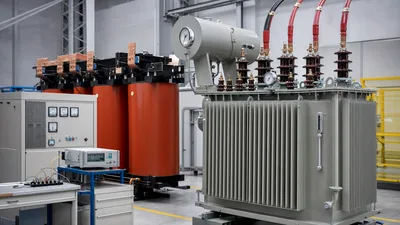 Distribution transformer suppliers assembly bay featuring oil-immersed medium voltage transformers