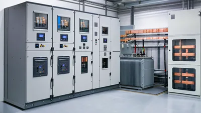 Electrical engineer calculating how to figure kVA for an industrial substation transformer installation