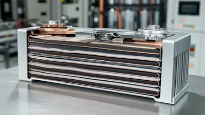 Detailed technical cutaway showing the inside of the battery including electrodes, separator, and internal safety vent