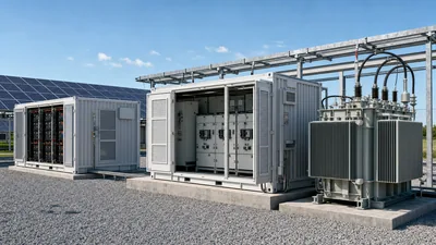 Microgrid definition engineering showcase with substation transformer, BESS, and switchgear