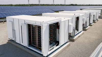 pvef lithium battery pvef containerised energy storage system installed adjacent to an industrial solar photovoltaic pla