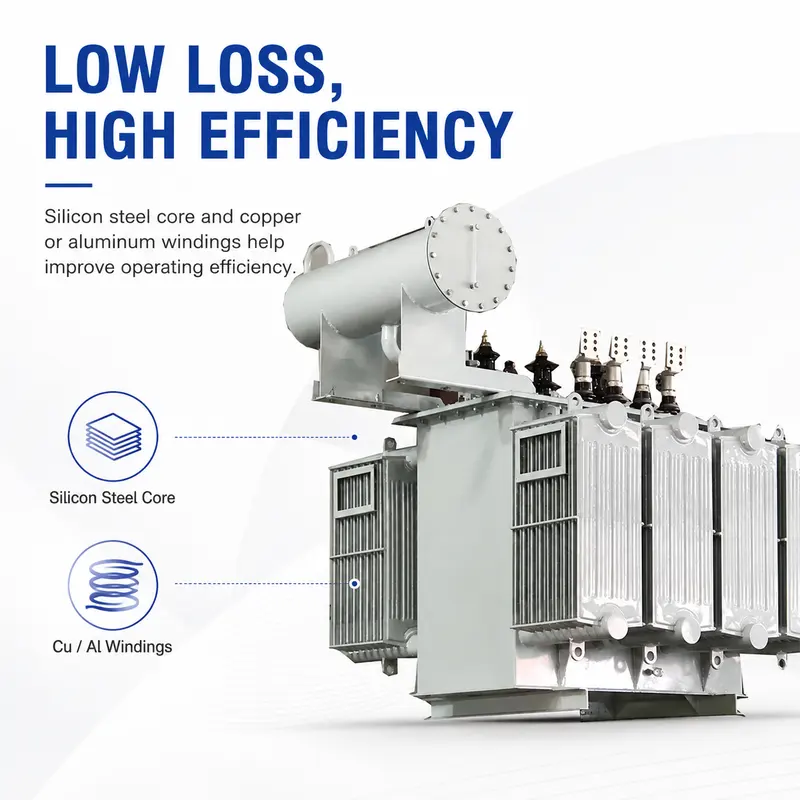 1000kVA 10kV/400V Three-Phase Oil-Immersed Step-Down Distribution Transformer — safety and protection features