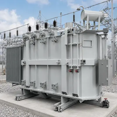 110–115 kV Three-Phase Oil-Immersed Power Transformer 20–50 MVA with OLTC installed on site