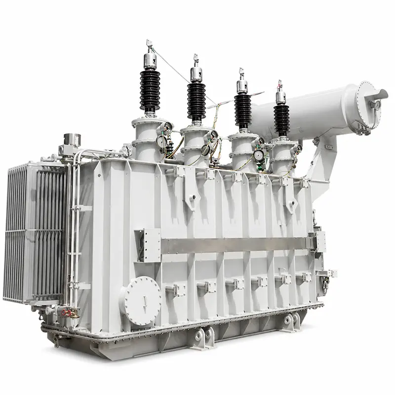 110 kV Three-Phase Oil-Immersed Power Transformer 1 / 5 / 16 MVA — product photo on white background