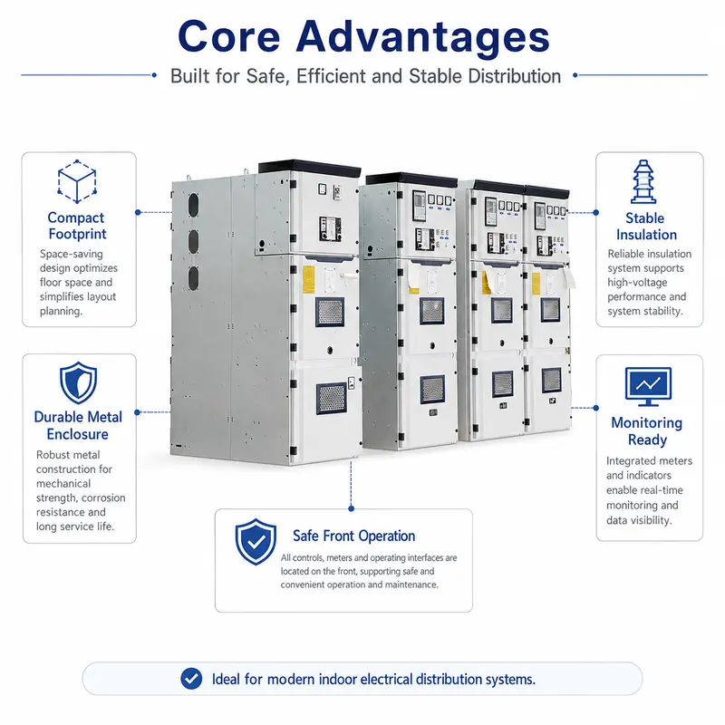 12–35kV AC Indoor Stainless Steel HV Switchgear, 4000A, IP65 (Energy Saving) — customisation options