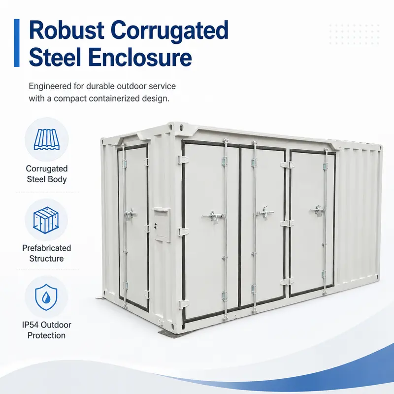 12 kV Prefabricated Container Box Substation — construction and materials detail