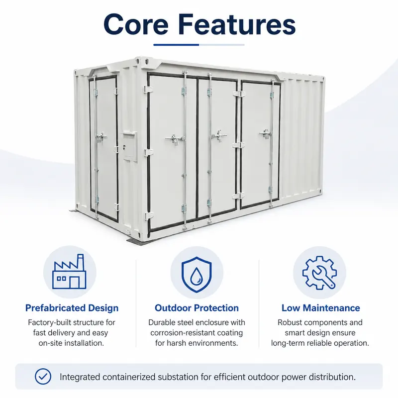 12 kV Prefabricated Container Box Substation — safety and protection features