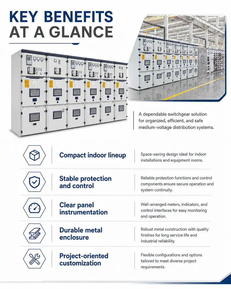 12kV Armored Withdrawable Metal-Clad Switchgear, 4000A (Indoor, IP-rated) — customisation options