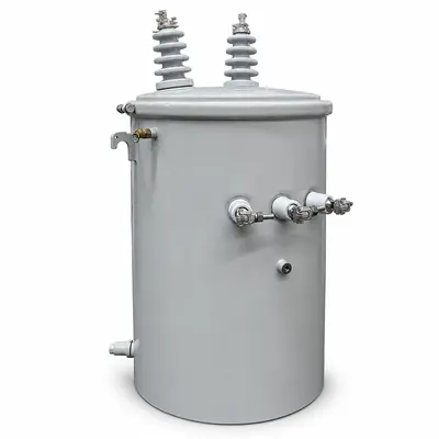 15/16/25/37.5/50kVA Single-Phase Pole-Mounted Toroidal-Coil Distribution Transformer — product photo on white background