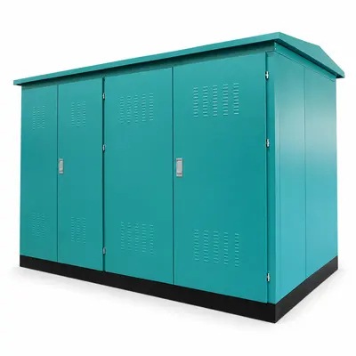 200 kVA 15/0.4 kV Compact Box-type Substation — product photo on white background