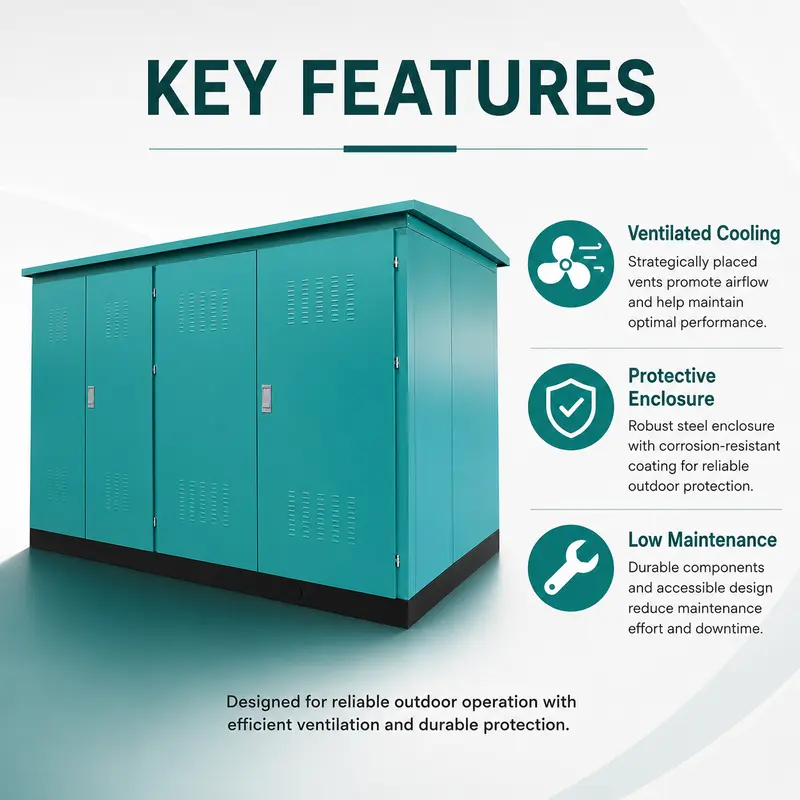 200 kVA 15/0.4 kV Compact Box-type Substation — safety and protection features