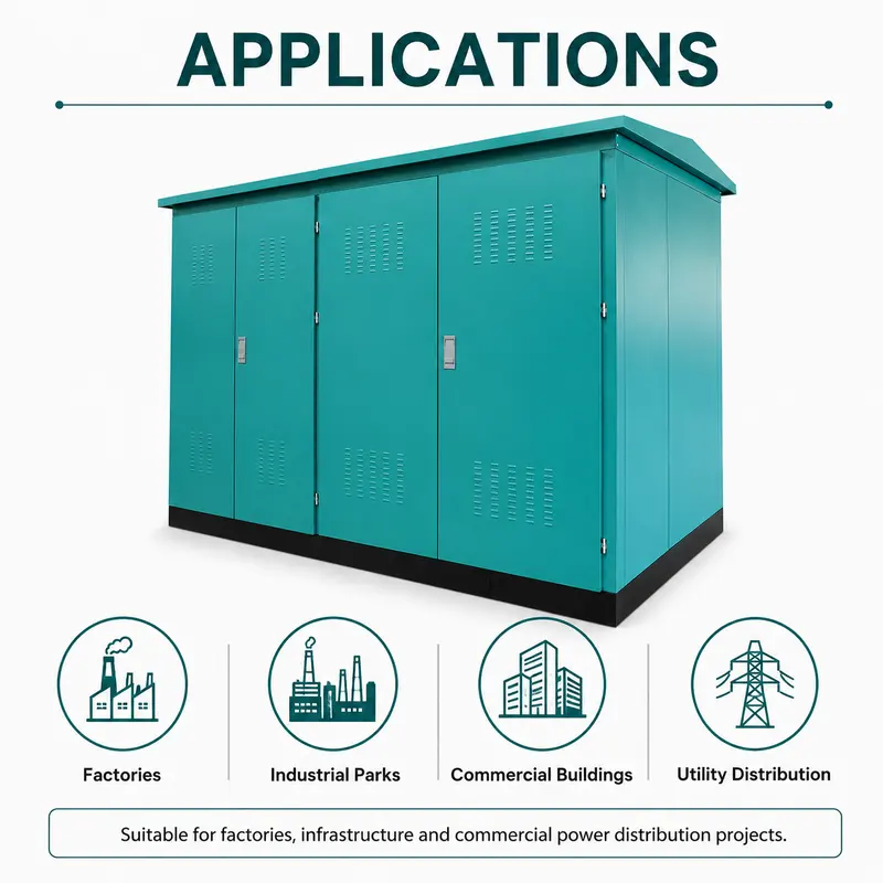 200 kVA 15/0.4 kV Compact Box-type Substation — typical application