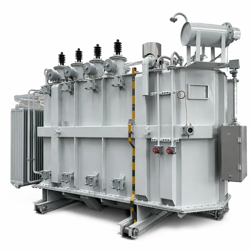 32 / 40 / 50 MVA Oil-Immersed Power Transformer 110–115 kV to 10.5 kV — product photo on white background