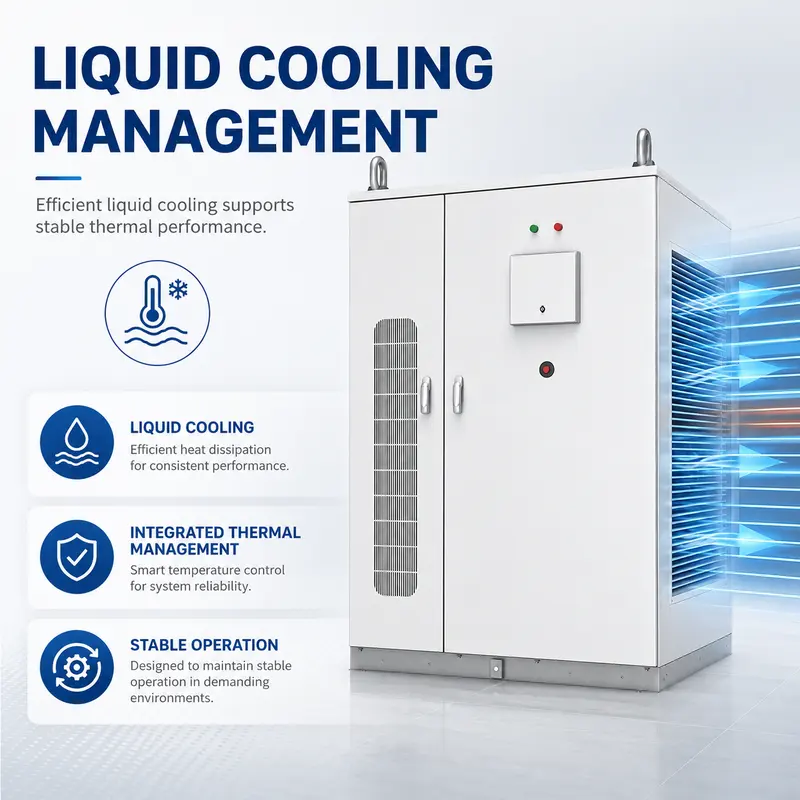 344kWh LFP-280Ah Liquid-Cooled Industrial & Commercial Energy Storage System — construction and materials detail