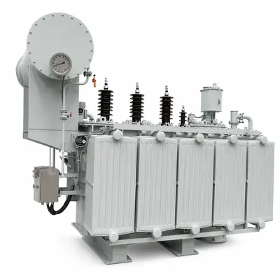 4000kVA 35/10.5kV Three-Phase Oil-Immersed Power Transformer — product photo on white background
