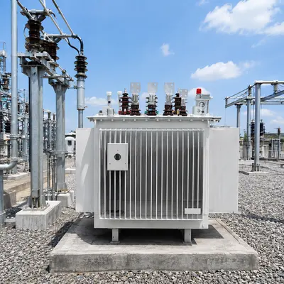 630kVA–1250kVA 10kV/400V Three-Phase Oil-Immersed Distribution Transformer installed on site