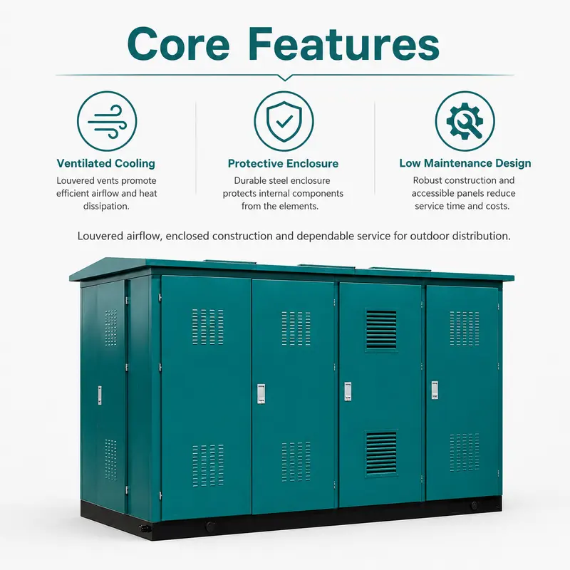750 / 1000 kVA 10/0.4 kV Compact Box-type Substation — safety and protection features