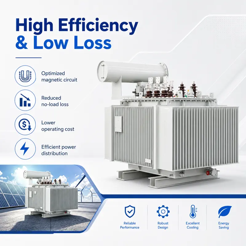 800/1600kVA 11kV/440V Three-Phase Oil-Immersed Step-Down Transformer — safety and protection features