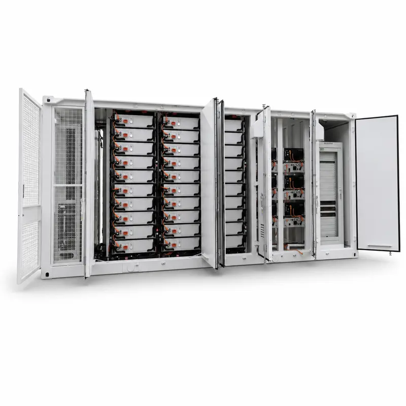 All-in-One Containerized BESS for Solar Farms (1000kWh–5MWh, Liquid-Cooled, IP67) — product photo on white background