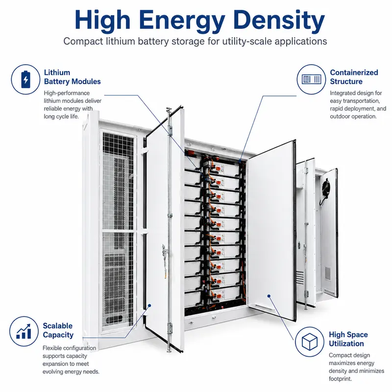BESS LiFePO4 Battery Container, 1MWh–10MWh (Liquid-Cooled, IP67) — construction and materials detail