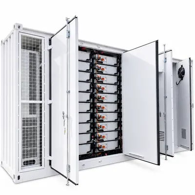 Customized Battery Energy Storage Container, 1000kWh–2150kWh (Liquid-Cooled, IP67) — product photo on white background