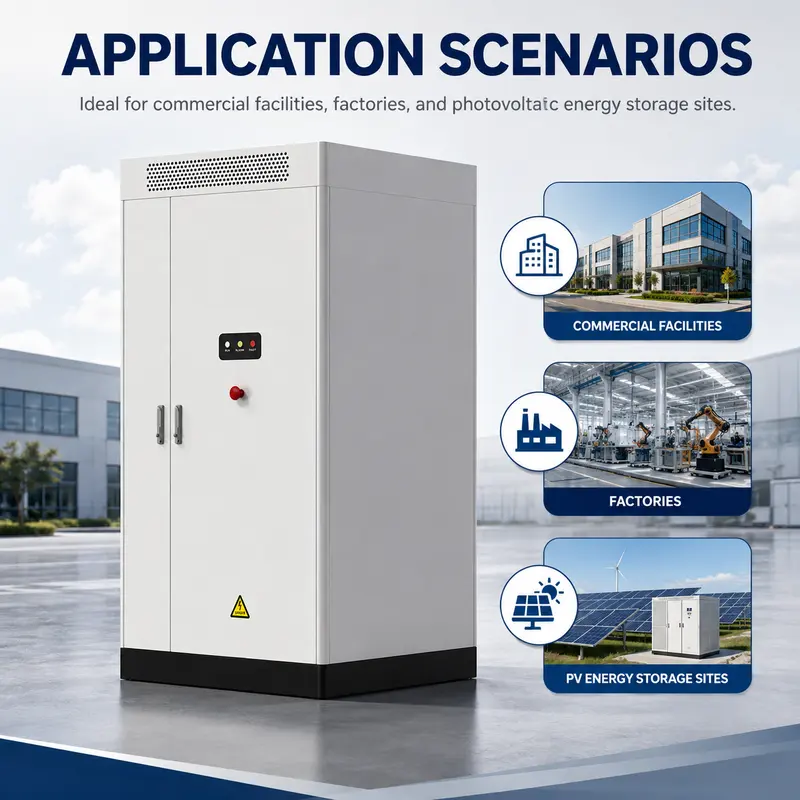 DC 1000V Liquid-Cooled Commercial & Industrial Energy Storage Cabinet (LiFePO4) — typical application