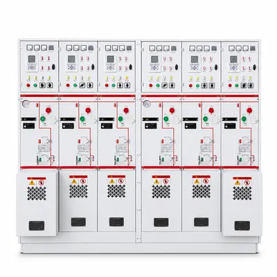 Gas-Insulated MV/HV Switchgear 12kV / 24kV / 33kV — SF6 Metal-Enclosed Switch Cabinet — product photo on white background