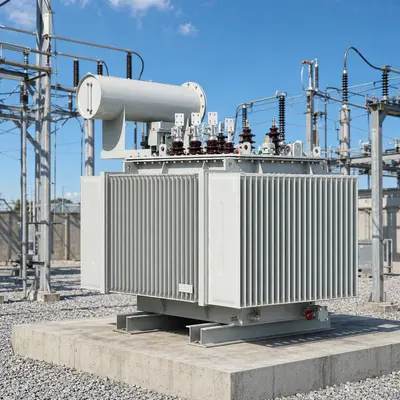 High-Efficiency 33kV 2500kVA Energy-Saving Oil-Immersed Distribution Transformer (Copper Winding) installed on site
