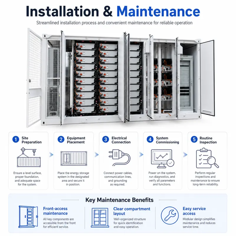 High-Voltage Lithium-Ion BESS, Liquid-Cooled, Off-Grid (1000kWh–5MWh, 10-Year Warranty, IP67) — customisation options