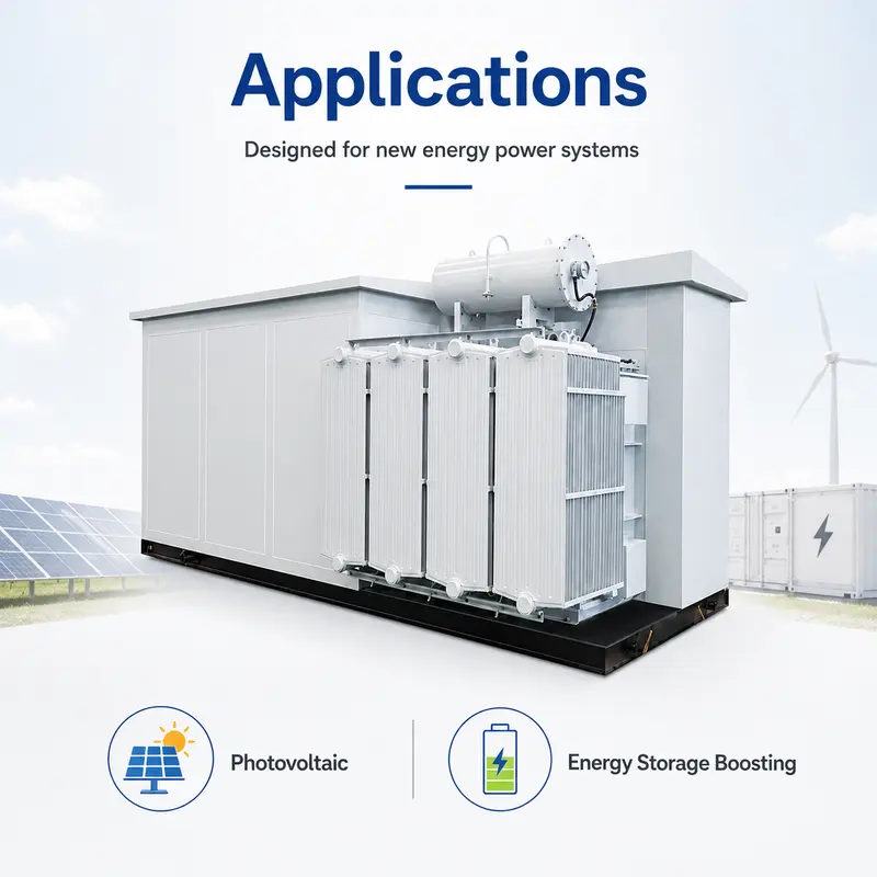 Hua-style Photovoltaic Boost Prefabricated Substation (35/0.4 kV) — typical application