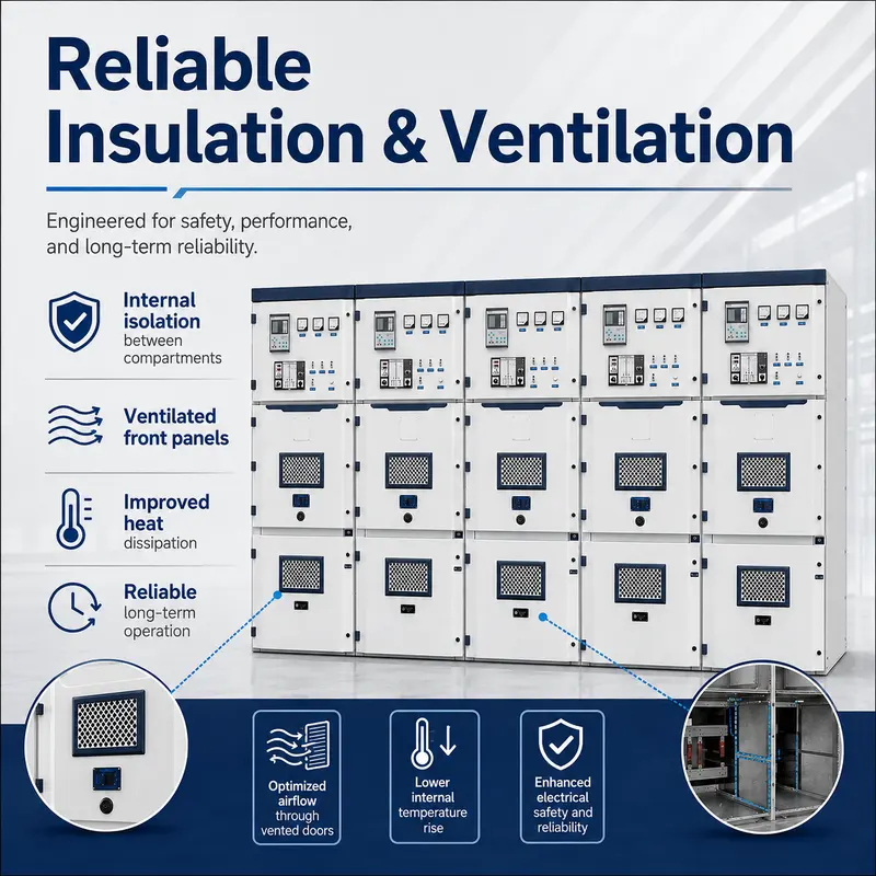 Intelligent 12–24kV Metal-Clad HV Switchgear, 4000A, Stainless Steel IP65 — typical application