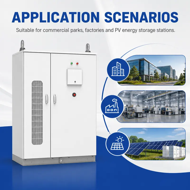 Liquid-Cooled Battery Energy Storage System — Integrated Cabinet (Battery Module & Rack) — typical application