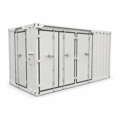 Movable 3150 kVA 6.3/0.8 kV Prefabricated Container Substation — product photo on white background