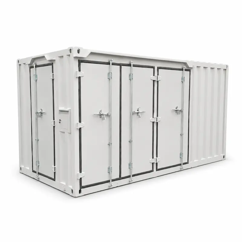 Movable 3150 kVA 6.3/0.8 kV Prefabricated Container Substation — product photo on white background