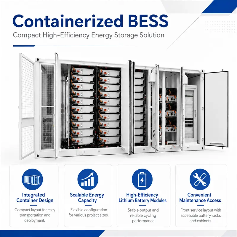 OEM/ODM All-in-One Smart Lithium-Ion BESS, Liquid-Cooled (1000kWh–5MWh, IP67) — construction and materials detail