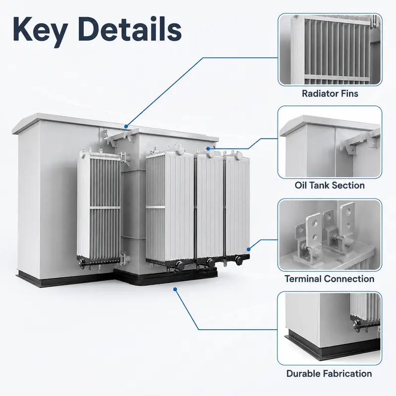 Photovoltaic & Wind Power Box-Type Substation (10/0.4 kV) — workmanship detail