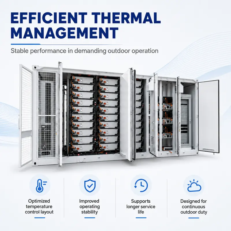 Solar Battery Containerized ESS, 1000kWh, On/Off-Grid (Liquid-Cooled, IP67) — specification and nameplate detail