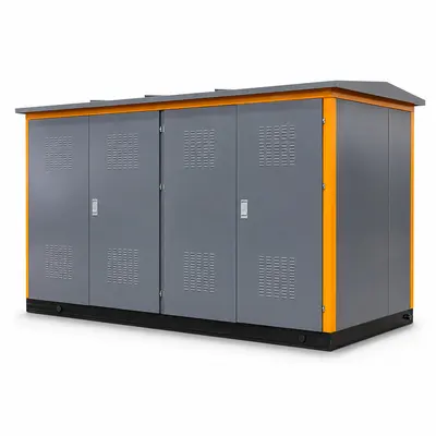 Three Phase 11–36 kV Compact Package Substation — product photo on white background