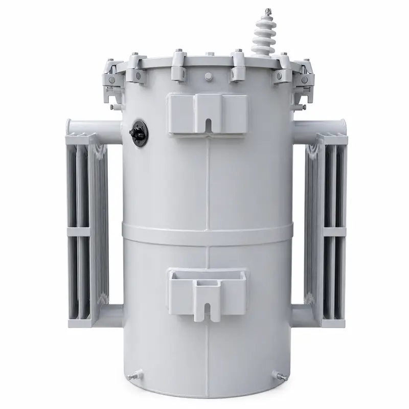 UL Single-Phase Pole-Mounted Transformer 25 / 75 / 167 kVA (13.2 kV) — product photo on white background